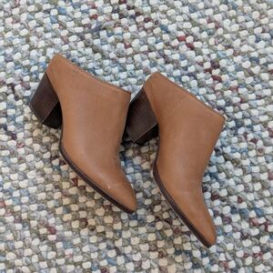 Dolce Vita Brown Leather Mules